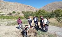 آغاز عملیات حفر چاه آب شرب روستای دربند فاروج با مشارکت بسیج سازندگی و دهیاری روستا